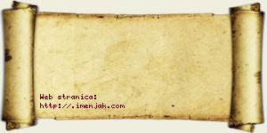 Alimpije Zakić vizit kartica